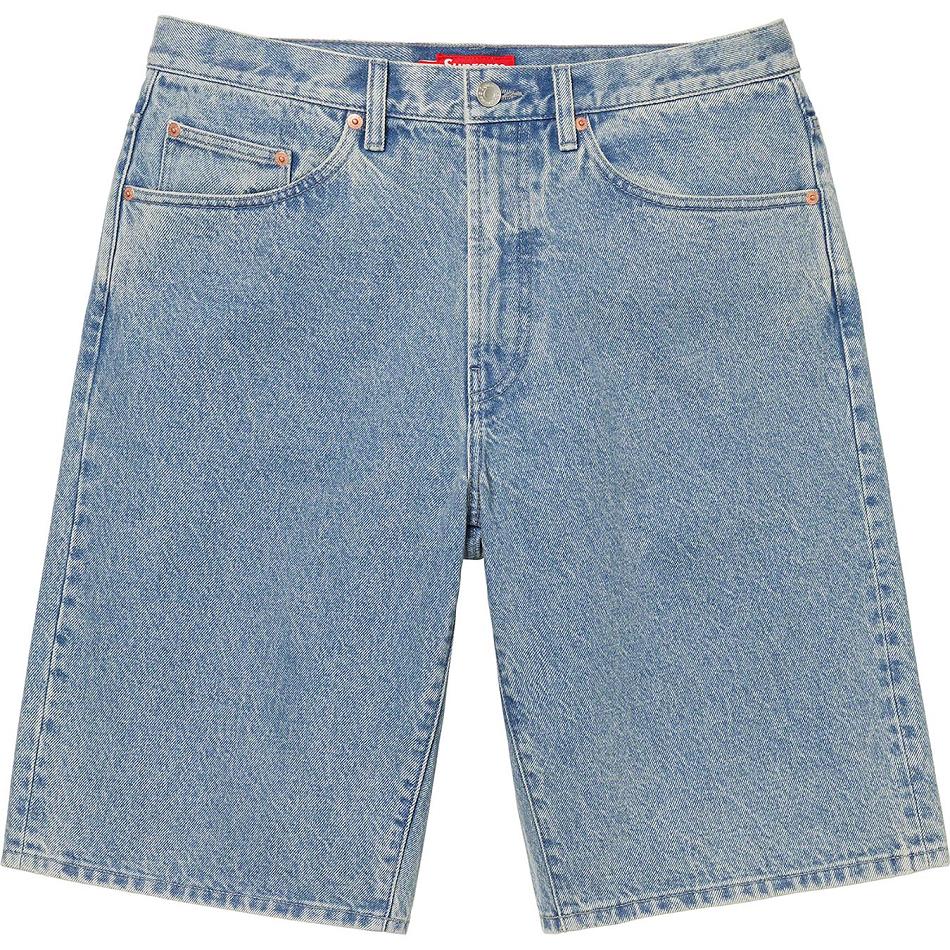 Supreme Baggy Denim Shorts Blue | SG236HK