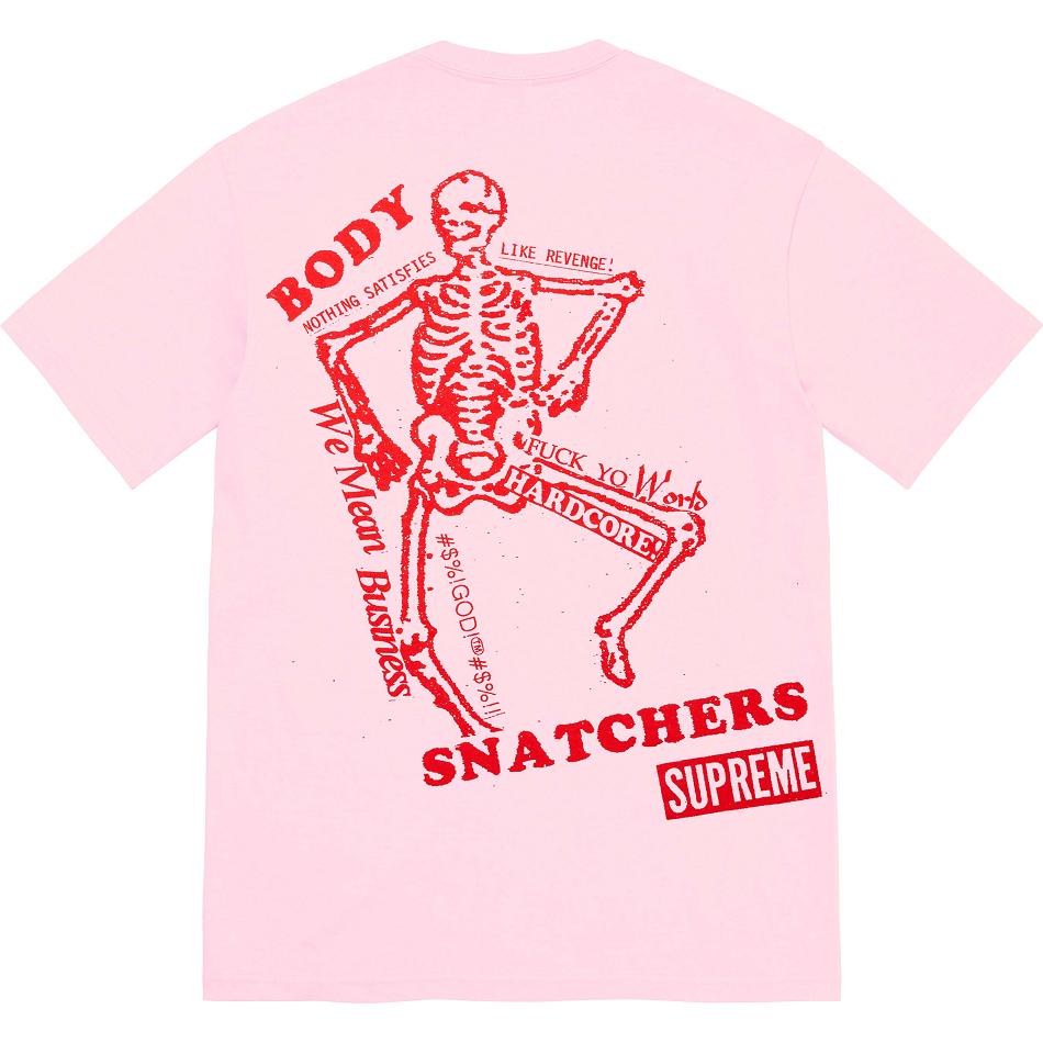 Supreme Body Snatchers Tee T Shirts Pink | SG345XF