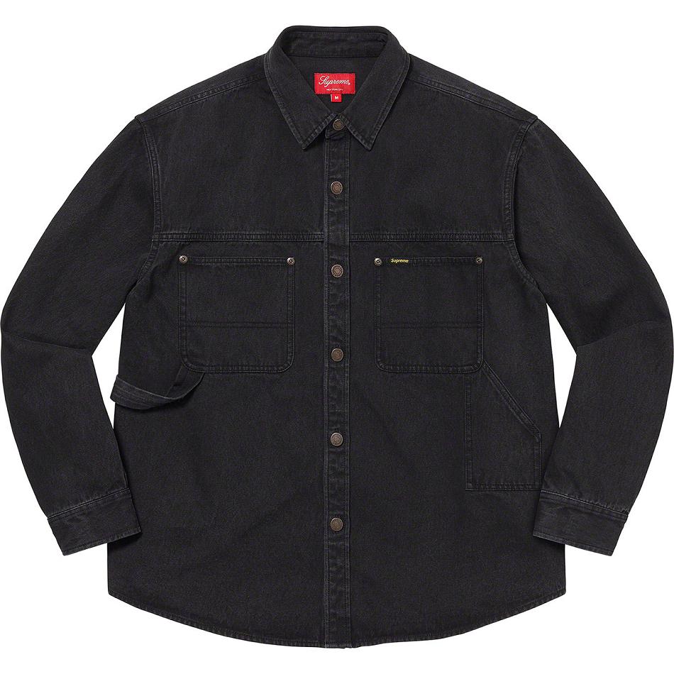 Supreme Denim Painter Shirts Black | SG201UT