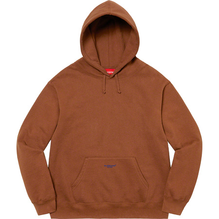 Supreme Micro Logo Hoodie Brown | SG120RW