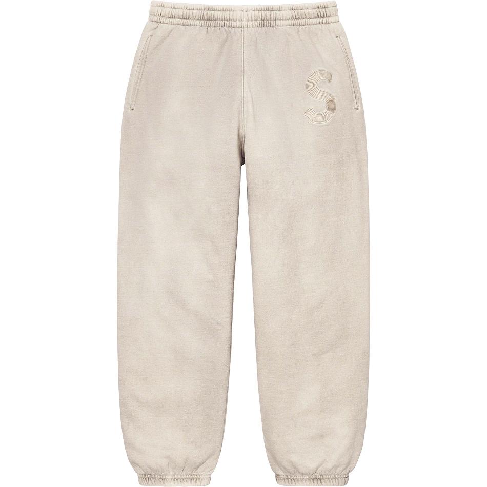 Supreme Overdyed S Logo Sweatpant Pants Beige | SG189XF