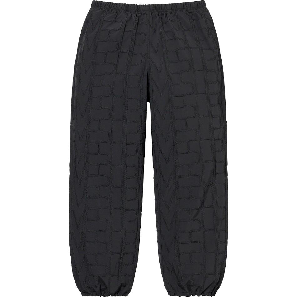 Supreme Repeat Stitch Track Pant Pants Black | SG191VD