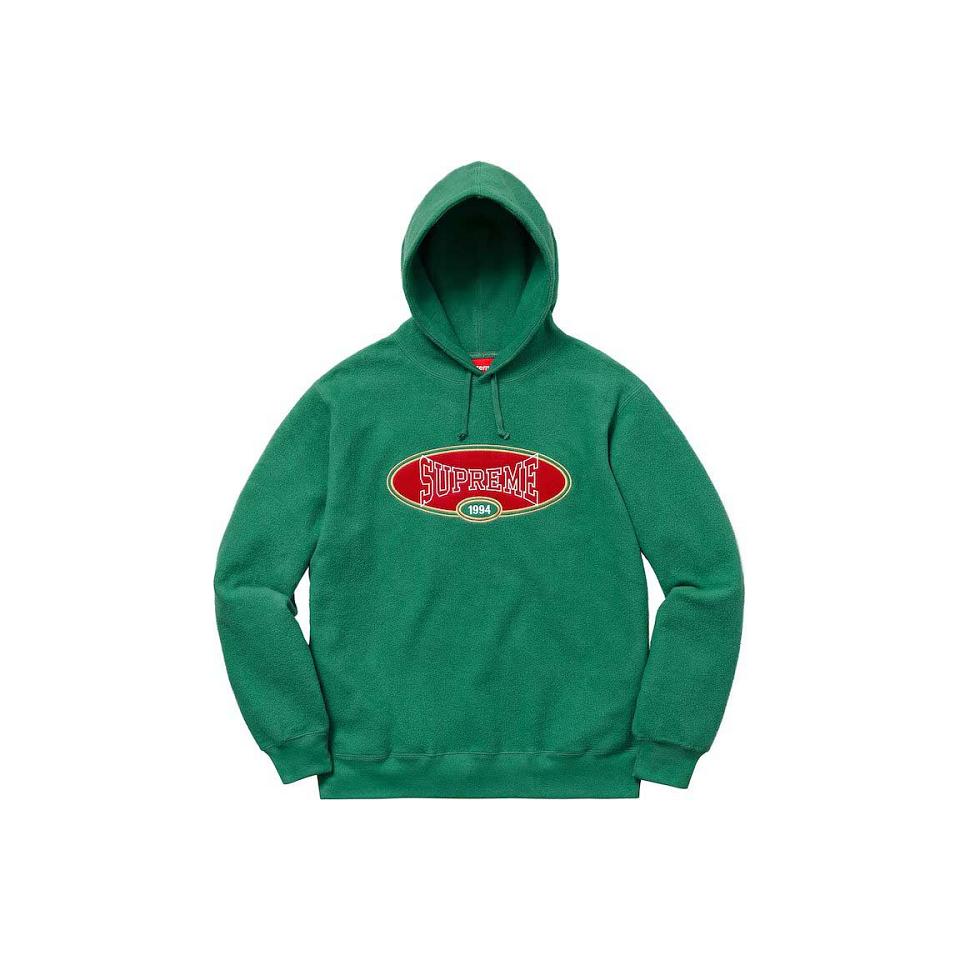 Supreme Reverse Fleece Hooded Sweatshirts Green | SG331UT