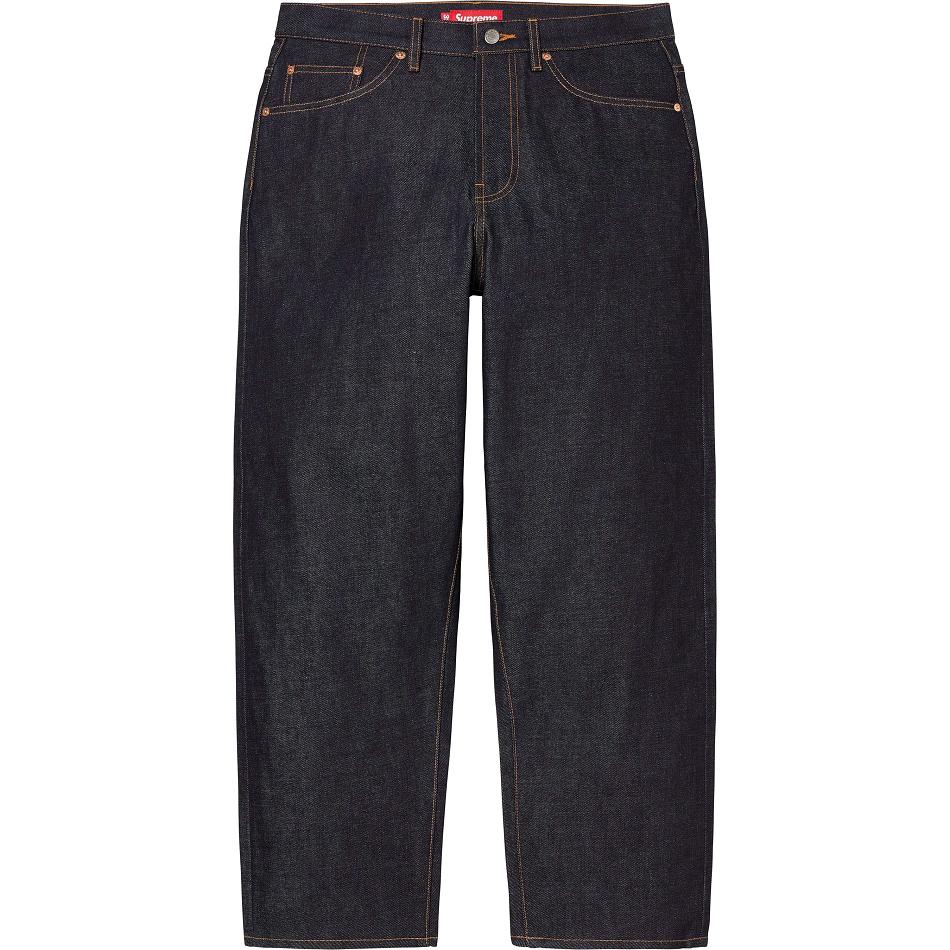 Supreme Rigid Baggy Jean Pants Black | SG164CE