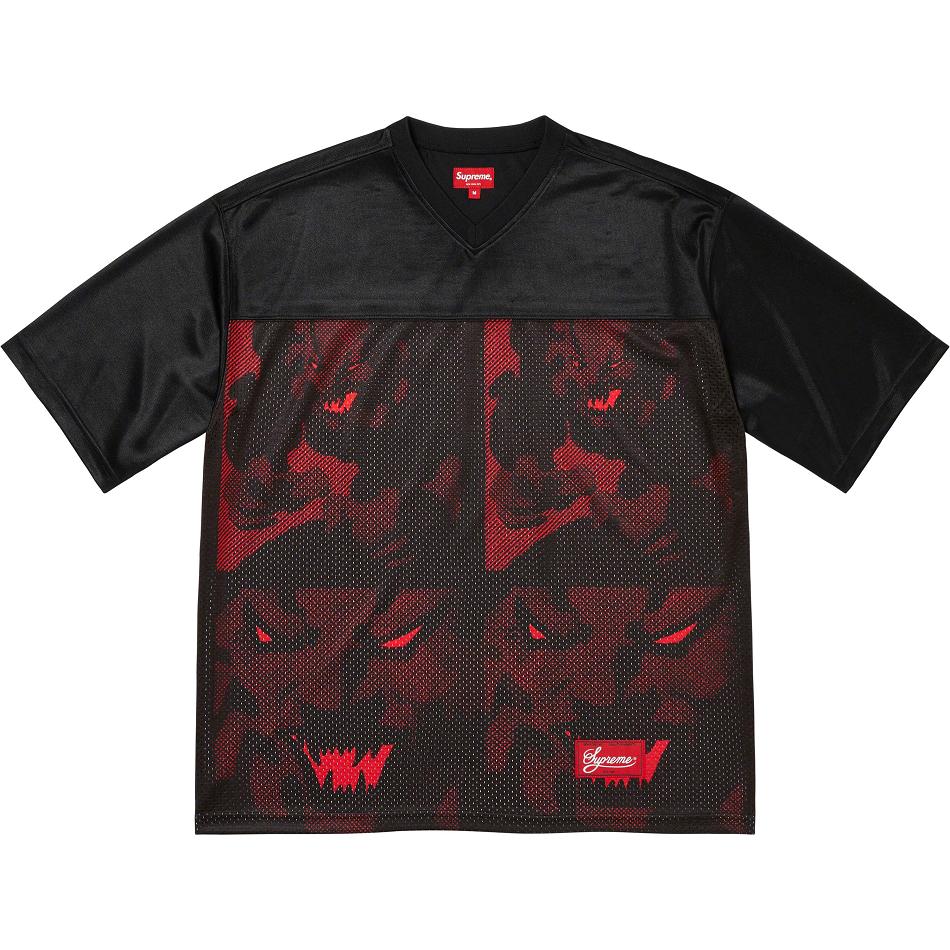 Supreme Ronin Football Jersey Sweaters Black | SG286FM