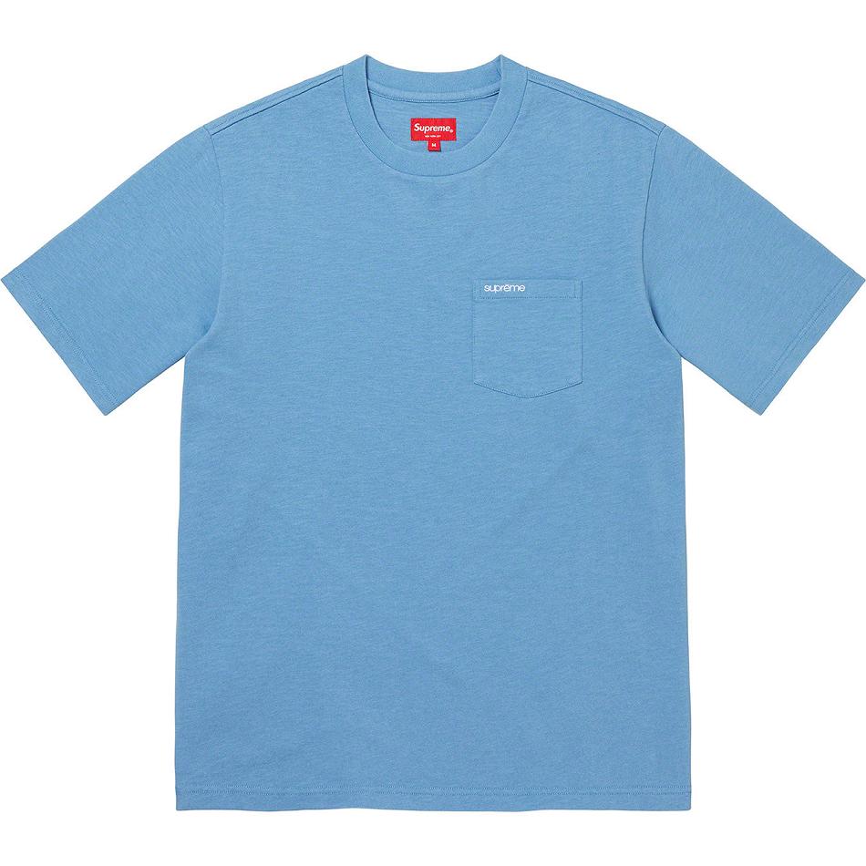 Supreme S/S Pocket Tee Sweaters Turquoise | SG275EX