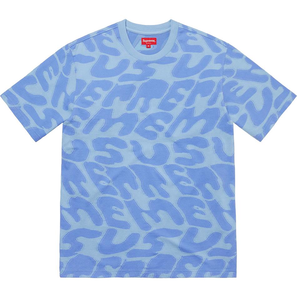 Supreme Stacked Intarsia S/S Top Sweaters Blue | SG281OR