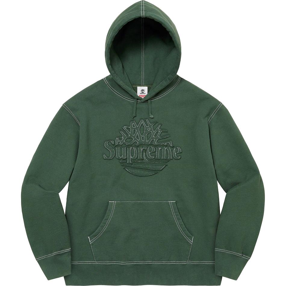 Supreme Timberland® Hooded Sweatshirts Green | SG288HK