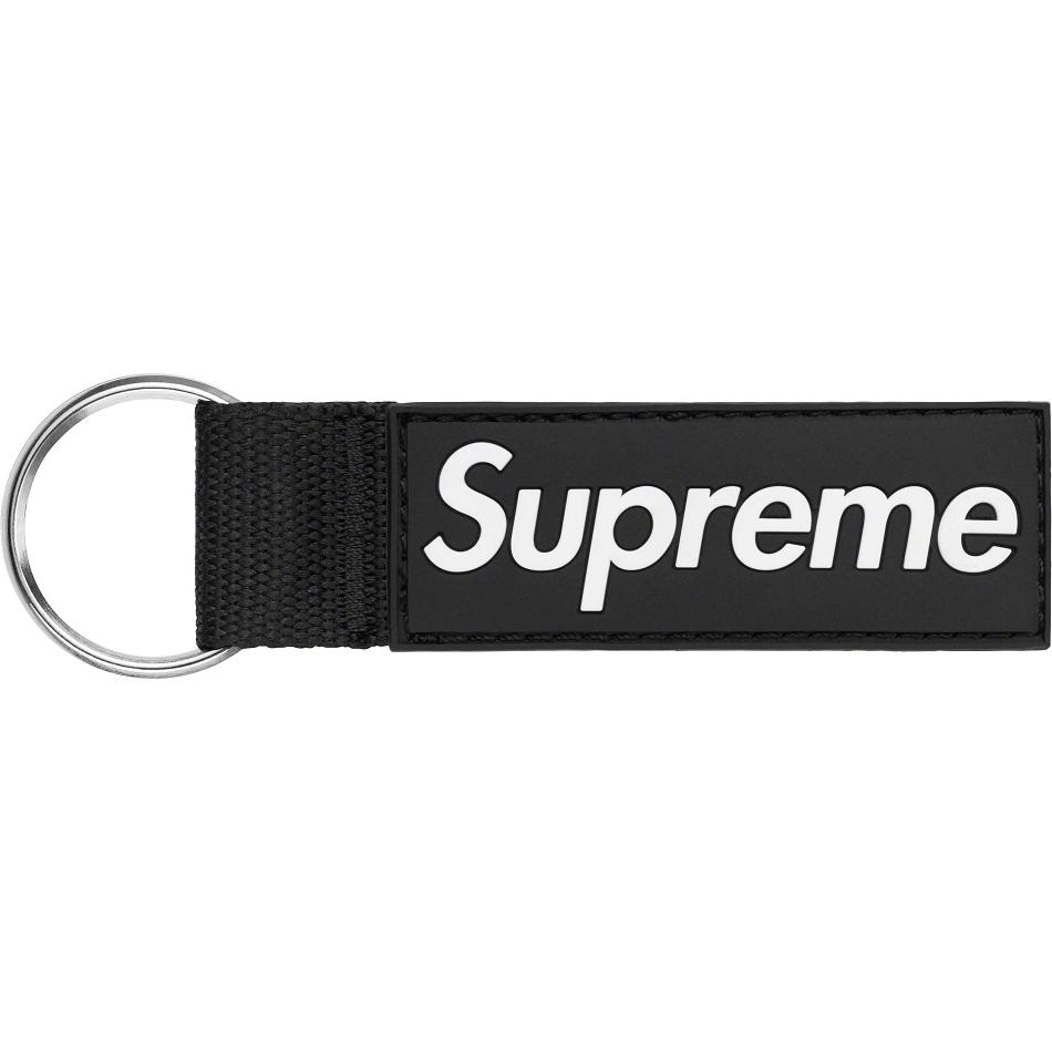 Supreme Webbing Keychain Accessories Black | SG409UT