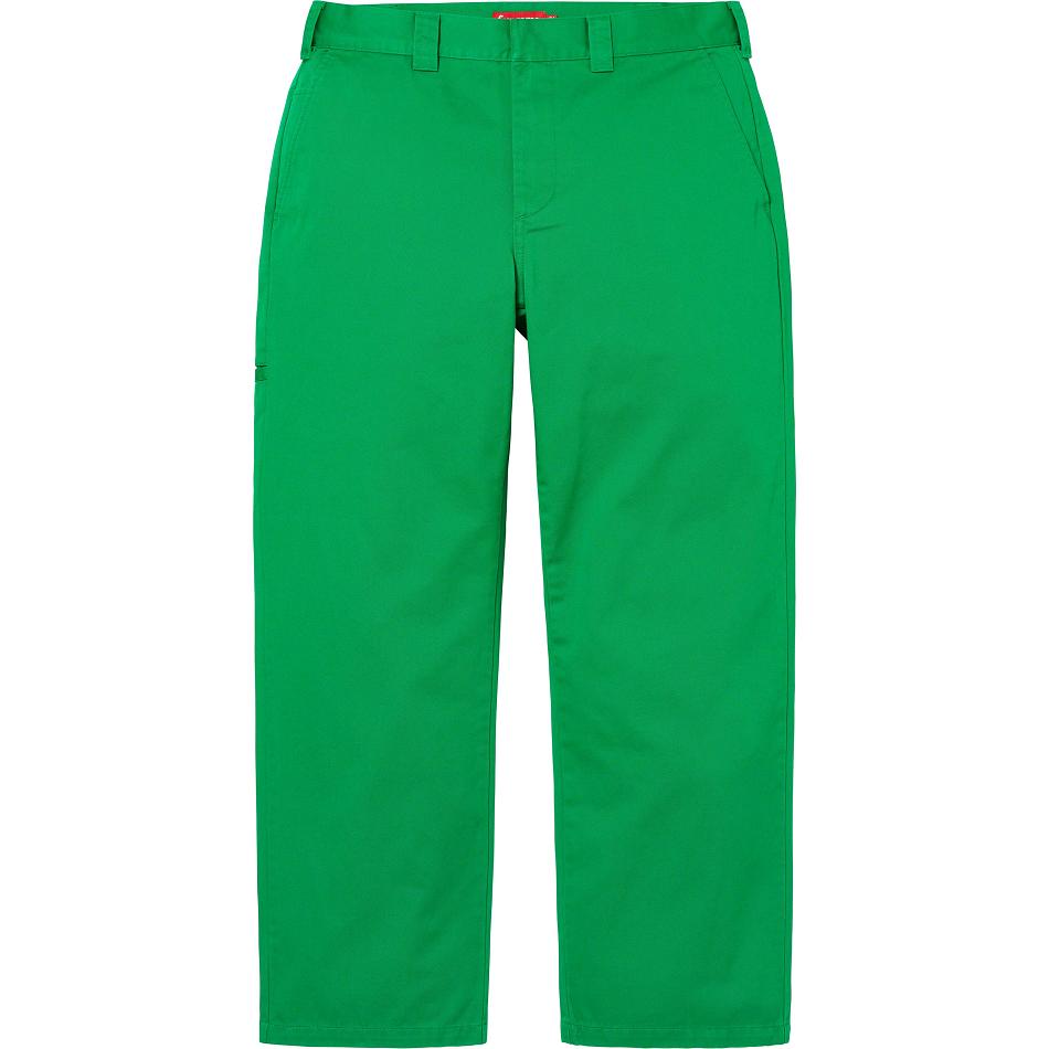 Supreme Work Pant Pants Green | SG173TV