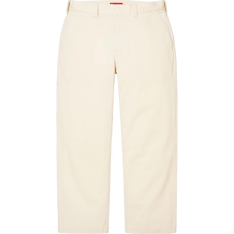 Supreme Work Pant Pants White | SG169QZ