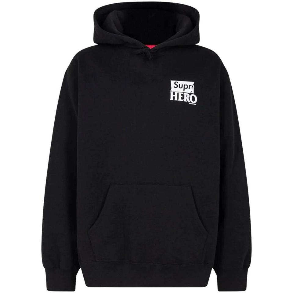 Supreme X Antihero Hoodie Black | SG132HK