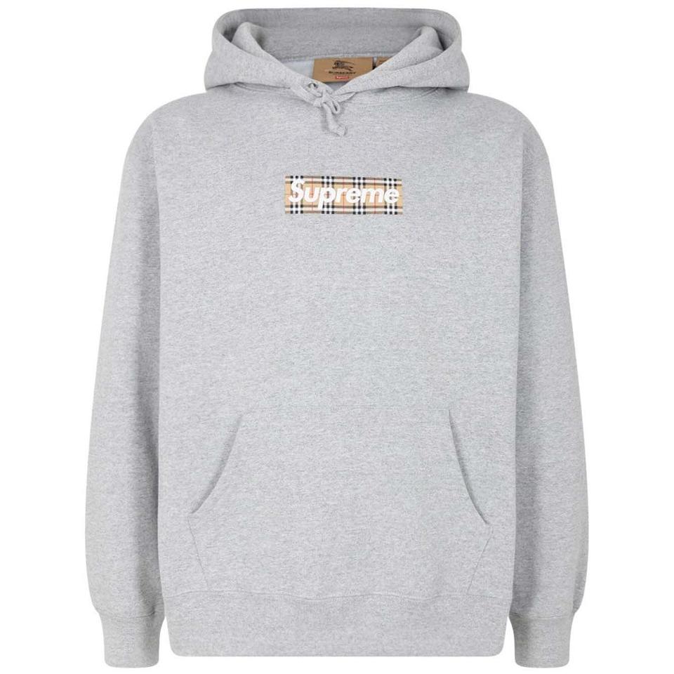 Supreme X Burberry Hoodie Grey | SG133JJ