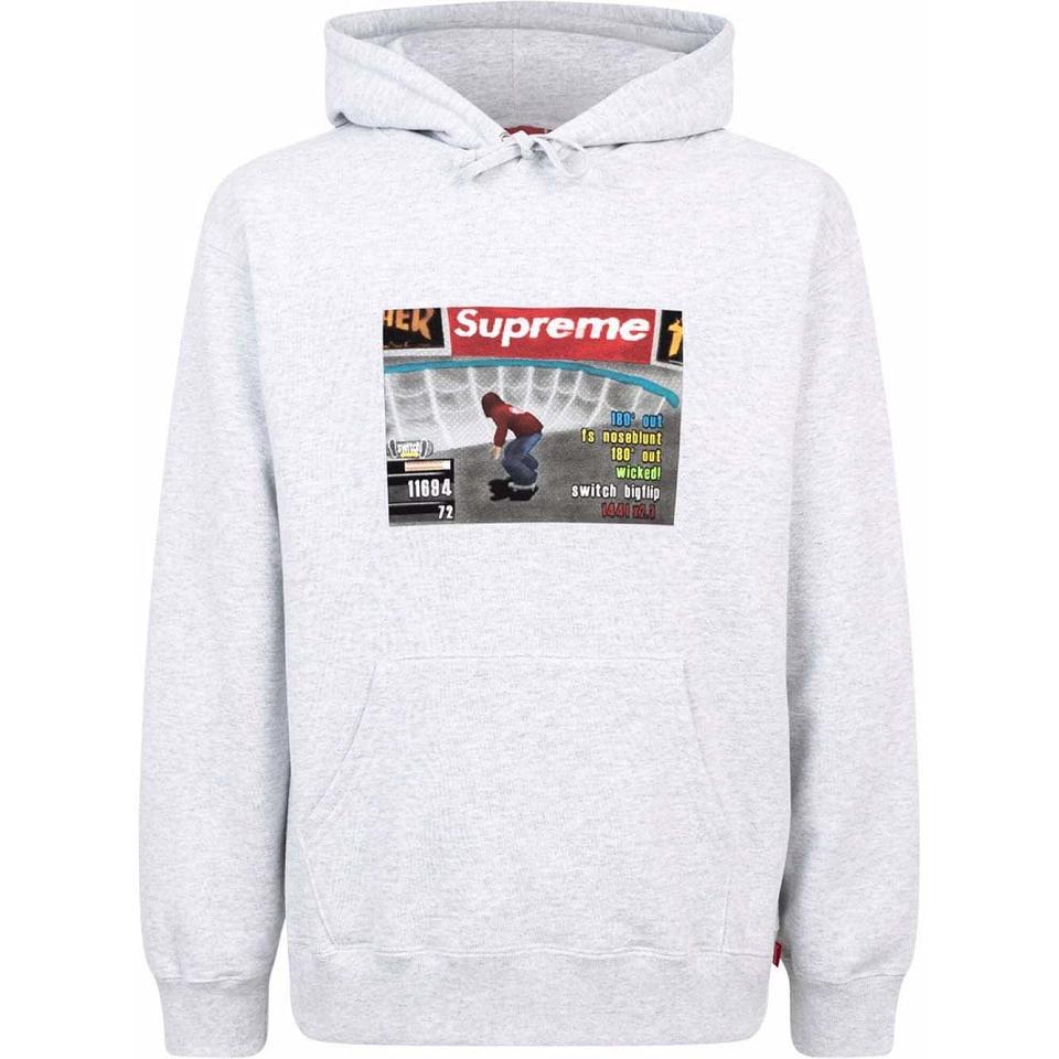 Supreme X Thrasher Logo Print “FW21” Hoodie Grey | SG136ZG