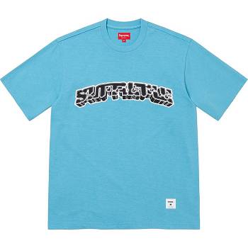 Supreme Block Arc S/S Top Sweaters Blue | SG260FM