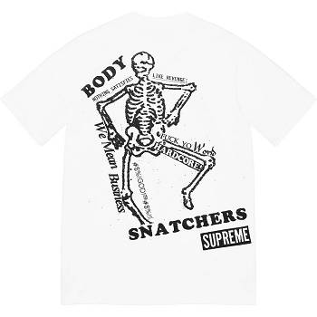 Supreme Body Snatchers Tee T Shirts White | SG346CE