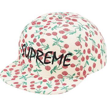 Supreme Cherries 5-Panel Hats White | SG457EX