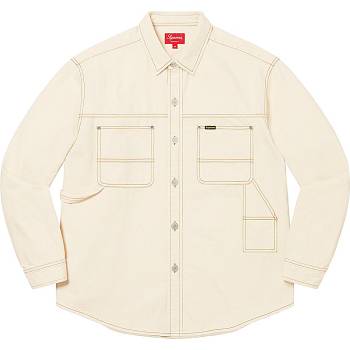 Supreme Denim Painter Shirts Beige | SG202IS