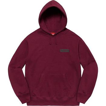 Supreme Fiend Hooded Sweatshirts Burgundy | SG301EX