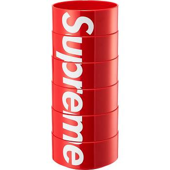 Supreme Heller Bowls (Set of 6) Accessories Red | SG412PQ