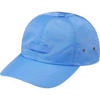 Supreme Leather Patch 6-Panel Hats Blue | SG471JJ