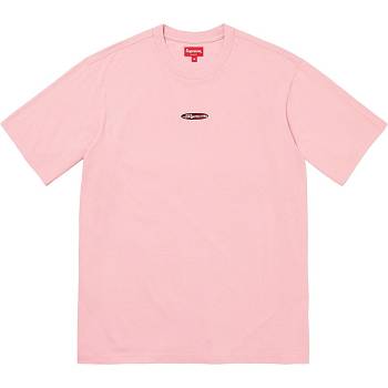 Supreme Oval Logo S/S Top Sweaters Pink | SG256PQ