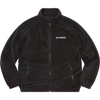 Supreme Racing Fleece Jackets Black | SG147TV