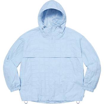 Supreme Repeat Stitch Anorak Jackets Blue | SG150IS