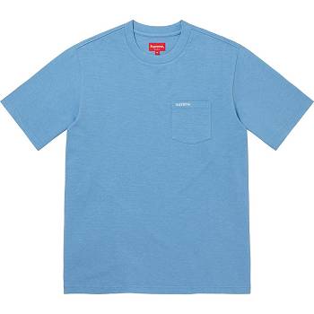 Supreme S/S Pocket Tee Sweaters Turquoise | SG275EX