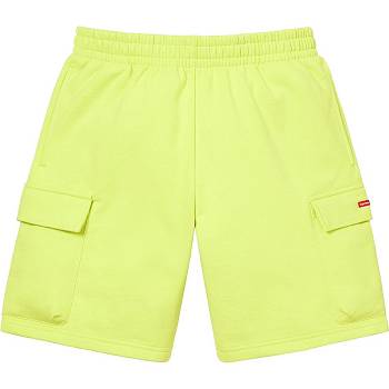 Supreme Small Box Baggy Cargo Sweat Shorts Mint | SG221QZ