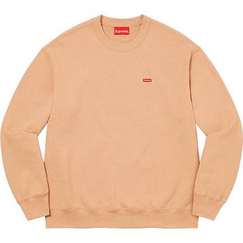 Supreme Small Box Crewneck Sweatshirts Orange | SG306IS