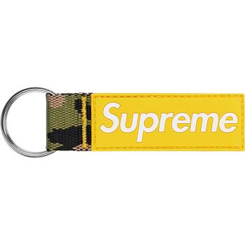 Supreme Webbing Keychain Accessories Yellow | SG410IS