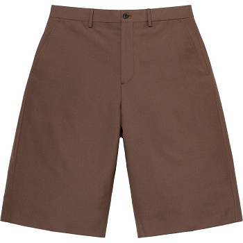 Supreme Wool Trouser Shorts Brown | SG240ZG